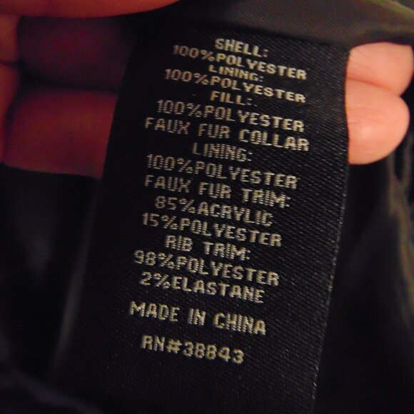 Brand New Below Zero Women Puffer Jacket &Hood, Tag Small, Fit XSMALL, Navy Blue - Picture 13 of 14